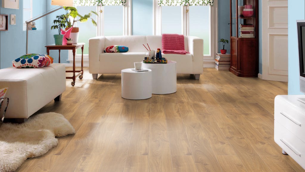 Ламинат Haro Tritty 100 Gran Via 4V дуб натур 526703 фото в интерьере